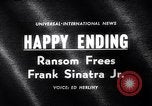 Standbild Frank Sinatra jr Entführung California United States USA, 1963, aus Sekunde 4 historischem Filmmaterial Videoclip 65675026471