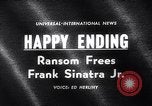 Standbild Frank Sinatra jr Entführung California United States USA, 1963, aus Sekunde 5 historischem Filmmaterial Videoclip 65675026471
