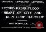 Immagine di Flood Watsonville California USA, 1932, secondo 12 filmato di repertorio 65675026481