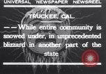 Immagine di Neve pesante Truckee California USA, 1932, secondo 1 filmato di repertorio 65675026482