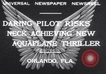 Image of aquaplane stunt Orlando Florida USA, 1932, second 1 stock footage video 65675026483