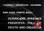 Standbild 1932 San Ciprian Hurricane San Juan Puerto Rico, 1932, aus Sekunde 3 historischem Filmmaterial Videoclip 65675026484
