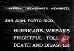 Standbild 1932 San Ciprian Hurricane San Juan Puerto Rico, 1932, aus Sekunde 4 historischem Filmmaterial Videoclip 65675026484