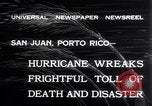 Standbild 1932 San Ciprian Hurricane San Juan Puerto Rico, 1932, aus Sekunde 9 historischem Filmmaterial Videoclip 65675026484