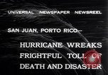 Standbild 1932 San Ciprian Hurricane San Juan Puerto Rico, 1932, aus Sekunde 10 historischem Filmmaterial Videoclip 65675026484