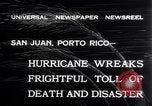 Standbild 1932 San Ciprian Hurricane San Juan Puerto Rico, 1932, aus Sekunde 11 historischem Filmmaterial Videoclip 65675026484