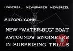 Standbild Pontoon Hydroplane Connecticut USA, 1932, aus Sekunde 3 historischem Filmmaterial Videoclip 65675026485