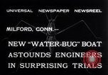 Standbild Pontoon Hydroplane Connecticut USA, 1932, aus Sekunde 12 historischem Filmmaterial Videoclip 65675026485