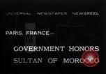 Image of Sidi Mahommed Paris France, 1932, second 1 stock footage video 65675026488