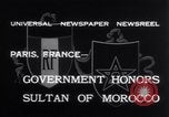 Image of Sidi Mahommed Paris France, 1932, second 4 stock footage video 65675026488