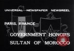 Image of Sidi Mahommed Paris France, 1932, second 7 stock footage video 65675026488