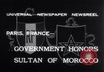Image of Sidi Mahommed Paris France, 1932, second 8 stock footage video 65675026488