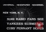 Image of 1932 baseball World Series game in Yankee Stadium New York United States USA, 1932, second 3 stock footage video 65675026490