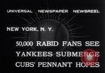 Image of 1932 baseball World Series game in Yankee Stadium New York United States USA, 1932, second 7 stock footage video 65675026490