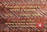 Image of reed and palm Mexico, 1941, second 16 stock footage video 65675026499