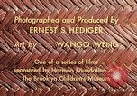 Image of reed and palm Mexico, 1941, second 20 stock footage video 65675026499