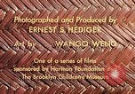 Image of reed and palm Mexico, 1941, second 23 stock footage video 65675026499