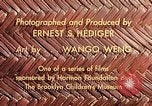 Image of reed and palm Mexico, 1941, second 26 stock footage video 65675026499