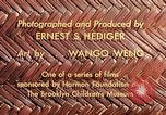 Image of reed and palm Mexico, 1941, second 27 stock footage video 65675026499