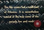 Image of reed and palm Mexico, 1941, second 37 stock footage video 65675026499