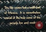 Image of reed and palm Mexico, 1941, second 38 stock footage video 65675026499