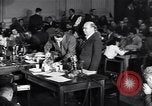 Image of Screen writer Morrie Ryskind testifies at HUAC hearing Washington DC USA, 1947, second 3 stock footage video 65675026584