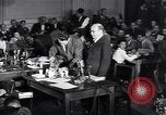 Image of Screen writer Morrie Ryskind testifies at HUAC hearing Washington DC USA, 1947, second 5 stock footage video 65675026584