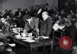Image of Screen writer Morrie Ryskind testifies at HUAC hearing Washington DC USA, 1947, second 6 stock footage video 65675026584