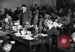 Image of Screen writer Morrie Ryskind testifies at HUAC hearing Washington DC USA, 1947, second 11 stock footage video 65675026584