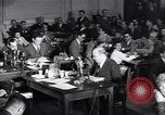 Image of Screen writer Morrie Ryskind testifies at HUAC hearing Washington DC USA, 1947, second 13 stock footage video 65675026584