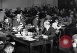 Image of Screen writer Morrie Ryskind testifies at HUAC hearing Washington DC USA, 1947, second 15 stock footage video 65675026584