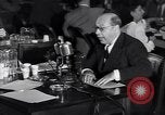 Image of Screen writer Morrie Ryskind testifies at HUAC hearing Washington DC USA, 1947, second 16 stock footage video 65675026584