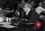 Image of Screen writer Morrie Ryskind testifies at HUAC hearing Washington DC USA, 1947, second 17 stock footage video 65675026584