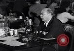 Image of Screen writer Morrie Ryskind testifies at HUAC hearing Washington DC USA, 1947, second 22 stock footage video 65675026584