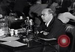 Image of Screen writer Morrie Ryskind testifies at HUAC hearing Washington DC USA, 1947, second 23 stock footage video 65675026584