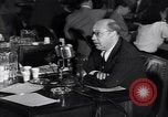 Image of Screen writer Morrie Ryskind testifies at HUAC hearing Washington DC USA, 1947, second 24 stock footage video 65675026584