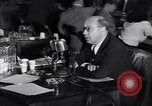 Image of Screen writer Morrie Ryskind testifies at HUAC hearing Washington DC USA, 1947, second 26 stock footage video 65675026584