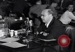 Image of Screen writer Morrie Ryskind testifies at HUAC hearing Washington DC USA, 1947, second 27 stock footage video 65675026584