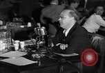 Image of Screen writer Morrie Ryskind testifies at HUAC hearing Washington DC USA, 1947, second 28 stock footage video 65675026584