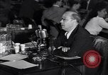 Image of Screen writer Morrie Ryskind testifies at HUAC hearing Washington DC USA, 1947, second 29 stock footage video 65675026584