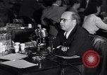 Image of Screen writer Morrie Ryskind testifies at HUAC hearing Washington DC USA, 1947, second 31 stock footage video 65675026584