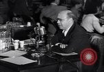 Image of Screen writer Morrie Ryskind testifies at HUAC hearing Washington DC USA, 1947, second 37 stock footage video 65675026584