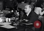 Image of Screen writer Morrie Ryskind testifies at HUAC hearing Washington DC USA, 1947, second 38 stock footage video 65675026584