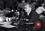 Image of Screen writer Morrie Ryskind testifies at HUAC hearing Washington DC USA, 1947, second 44 stock footage video 65675026584