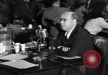 Image of Screen writer Morrie Ryskind testifies at HUAC hearing Washington DC USA, 1947, second 45 stock footage video 65675026584