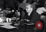 Image of Screen writer Morrie Ryskind testifies at HUAC hearing Washington DC USA, 1947, second 46 stock footage video 65675026584