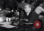 Image of Screen writer Morrie Ryskind testifies at HUAC hearing Washington DC USA, 1947, second 48 stock footage video 65675026584