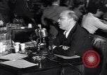 Image of Screen writer Morrie Ryskind testifies at HUAC hearing Washington DC USA, 1947, second 49 stock footage video 65675026584