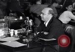 Image of Screen writer Morrie Ryskind testifies at HUAC hearing Washington DC USA, 1947, second 56 stock footage video 65675026584