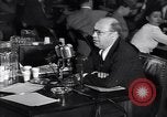 Image of Screen writer Morrie Ryskind testifies at HUAC hearing Washington DC USA, 1947, second 57 stock footage video 65675026584